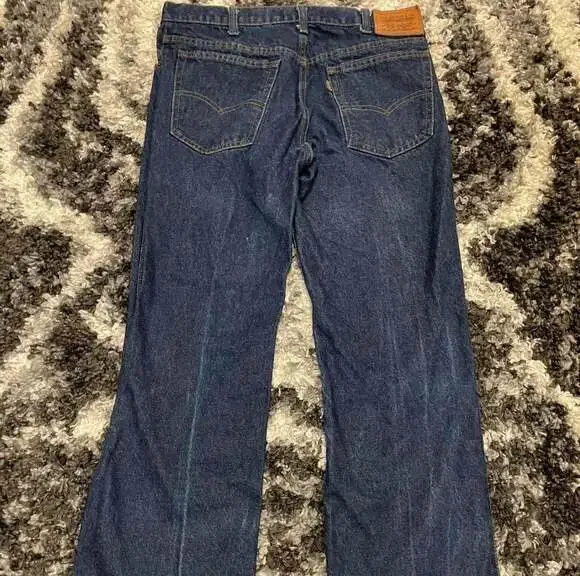 Vintage 80s Levi's For Men Skosh More Room 43549-0217 Jeans Made in USA - Picture 2 of 5